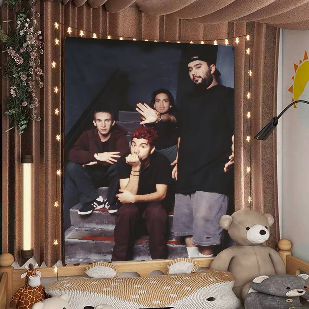 Рок DDeftones Группа Диаграмма Гобелен Богемные Настенные Гобелены Мандала Настенное Искусство Декор