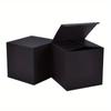 30 шт. черных подарочных коробок с крышками, мини-подарочные упаковочные коробки, идеально подходящие для хранения ювелирных изделий, мыла, ювелирных изделий, дней рождения, вечеринок, Дня святого Валентина с лентой