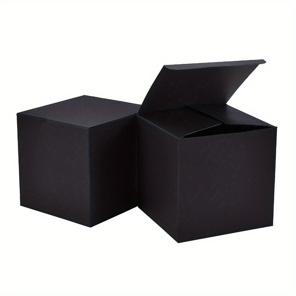 30 шт. черных подарочных коробок с крышками, мини-подарочные упаковочные коробки, идеально подходящие для хранения ювелирных изделий, мыла, ювелирных изделий, дней рождения, вечеринок, Дня святого Валентина с лентой
