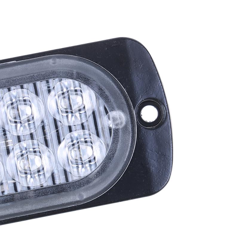 Красный/синий 12 светодиодных автомобильных стробоскопов, аварийная полицейская сигнальная лампа, модель с 18 вспышками