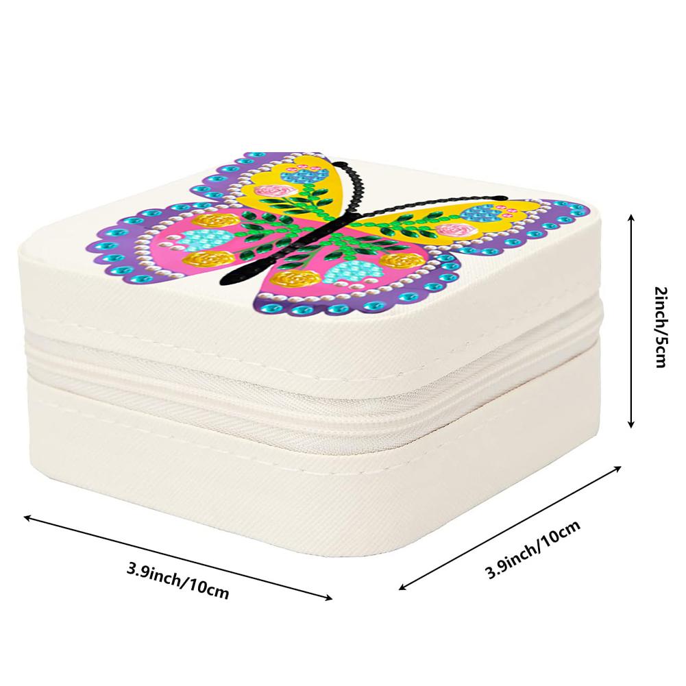 Special Shaped Diamond Painting Jewelry Box Crystal Rhinestone Diamond Art Jewelry Case for Rings Necklace Bracelet Organizer