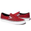 Слипоны Supreme x Classic Vans Pro 'Diamond Plate Red' VN0A347VTEH