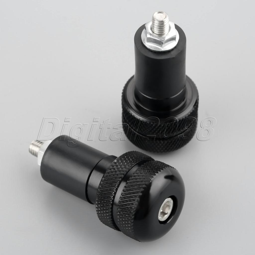 2шт 7/8"; 22 мм мотоциклетный алюминиевый руль, сбалансированная вилка, слайдер, конец ручки, весовые ручки, крышка для Honda Suzuki