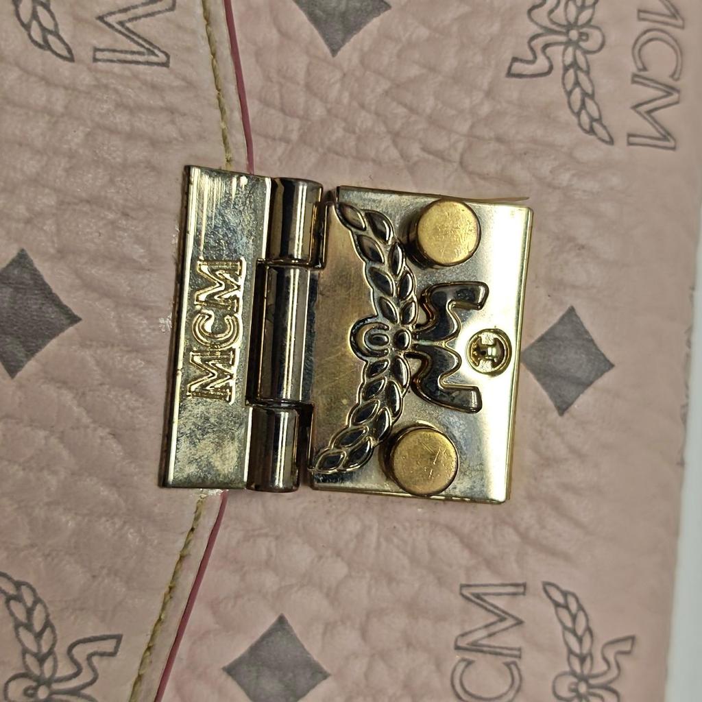 [Pre-Owned] Millie Visetos Classic Monogram Flap Lock Crossbody Bag - Good #1142FTE