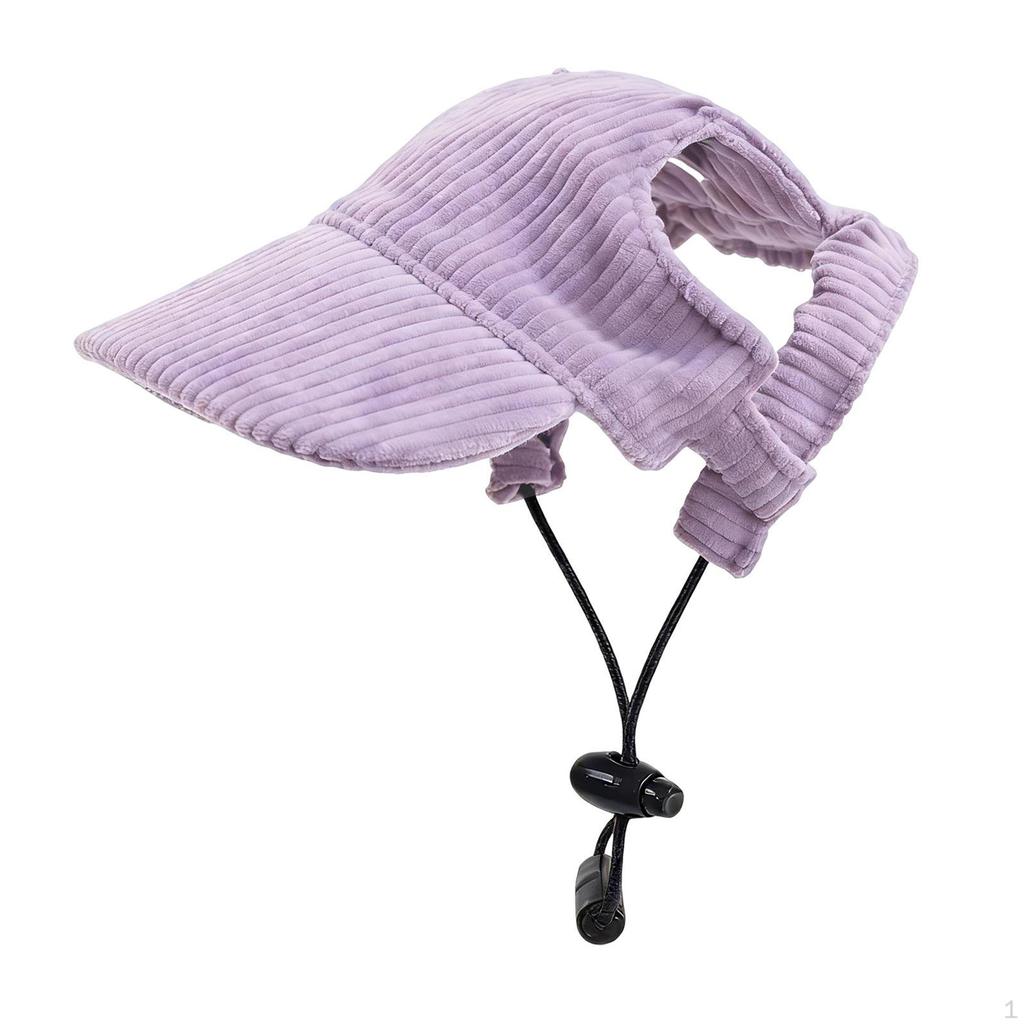 Breathable And Comfortable Dog Baseball Cap with Ear Holes Adjustable Visor, Ideal for The Beach