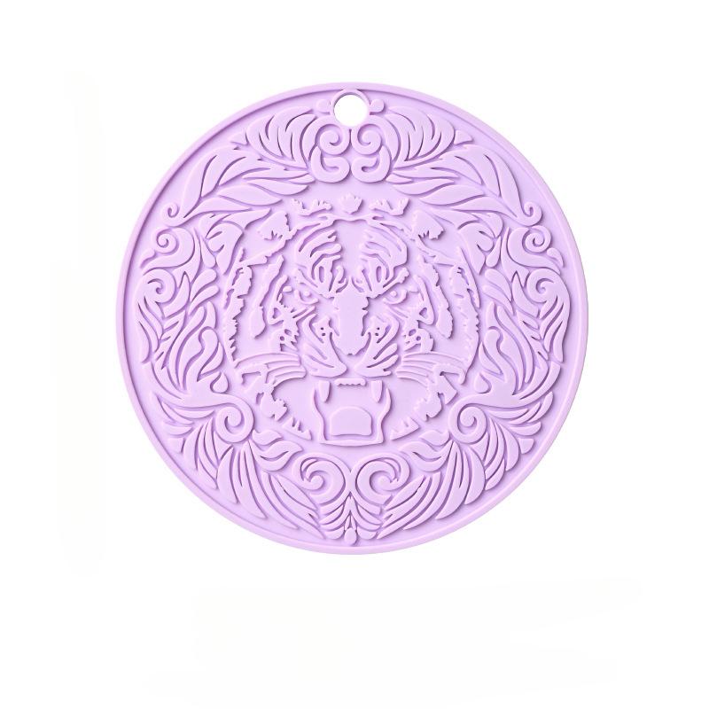 Кухонный силиконовый коврик Круглая подставка Водонепроницаемая подставка под приборы Термостойкая подставка под кастрюлю Подставка под чашку Украшения для дома и столовые принадлежности