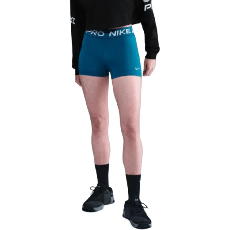 Nike Женские спортивные шорты Pro Синие Средние CZ9857-301