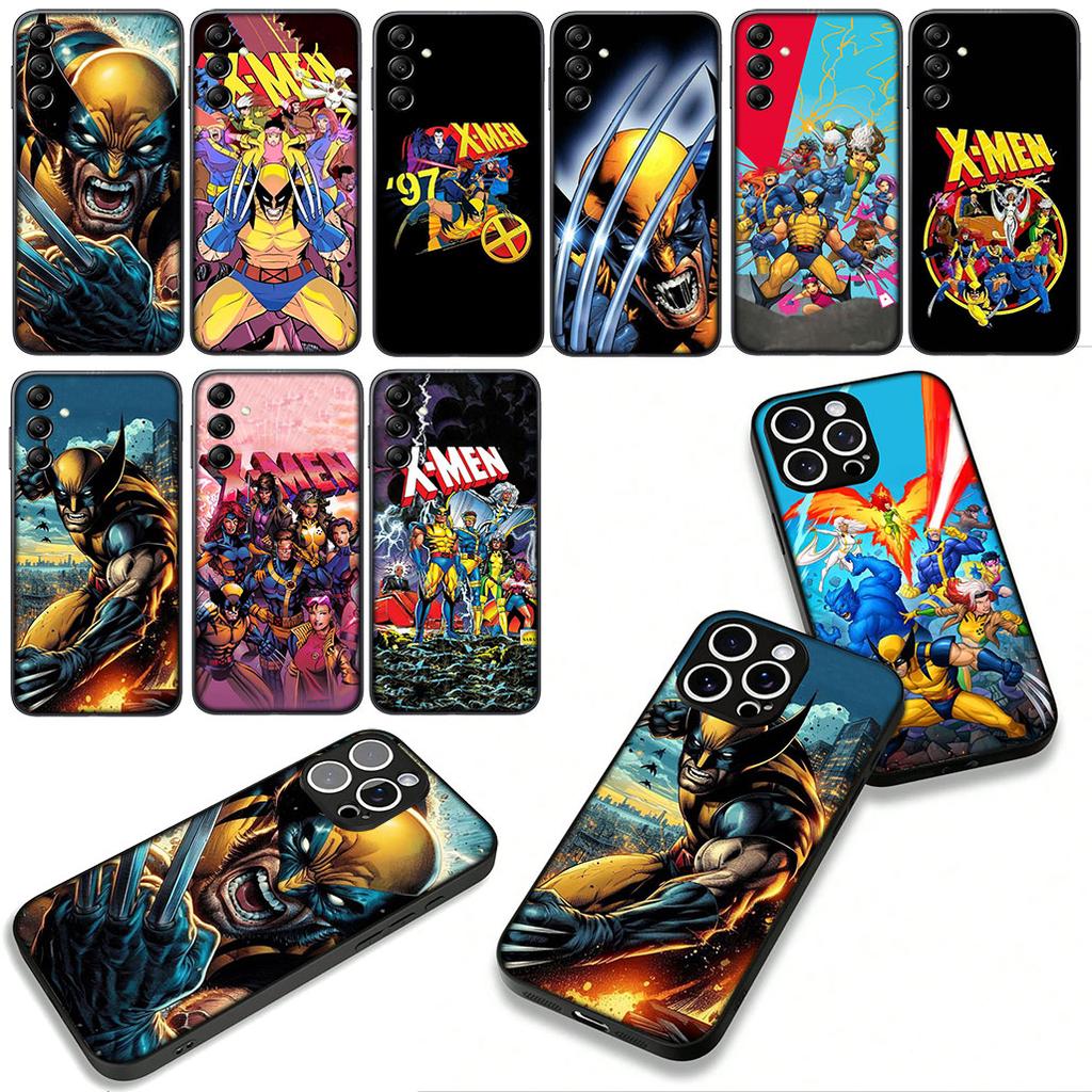 Cover Superhero X Men Wolverine Xmen for Samsung Galaxy A36 A17 A26 A07 A35 A54 A53 A13 A33 A34 S8 S9 S20 S21 FE S10 Plus Case