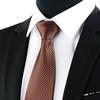 Jacquard Woven Classic Striped Tie Men's Silk Suits Ties Necktie