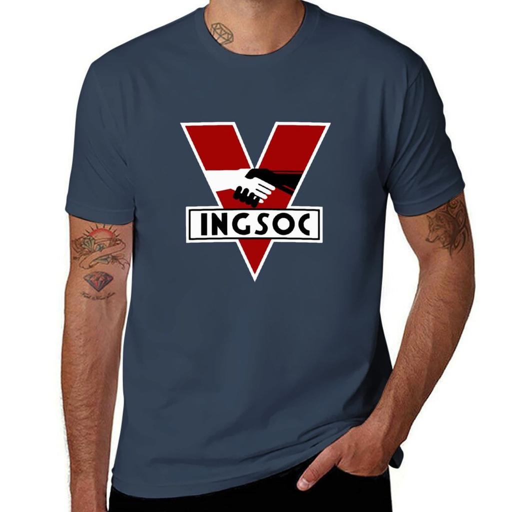 1984 Ingsoc Logo Tshirt Plus Size Lightweight Top Tshirt