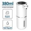 380ml Automatic Soap Dispenser Foam/Gel USB Charging Touchless Smart Infrared Sensor Liquid Soap Dispensers 4-Gears Hand Washer