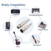 Адаптер Voluty Tek XLR на 6,35 мм, 3-контактный XLR папа/мама на 1/4-дюймовый мама-адаптер для микрофонов, стереосистем и микшеров, набор из 2 штук