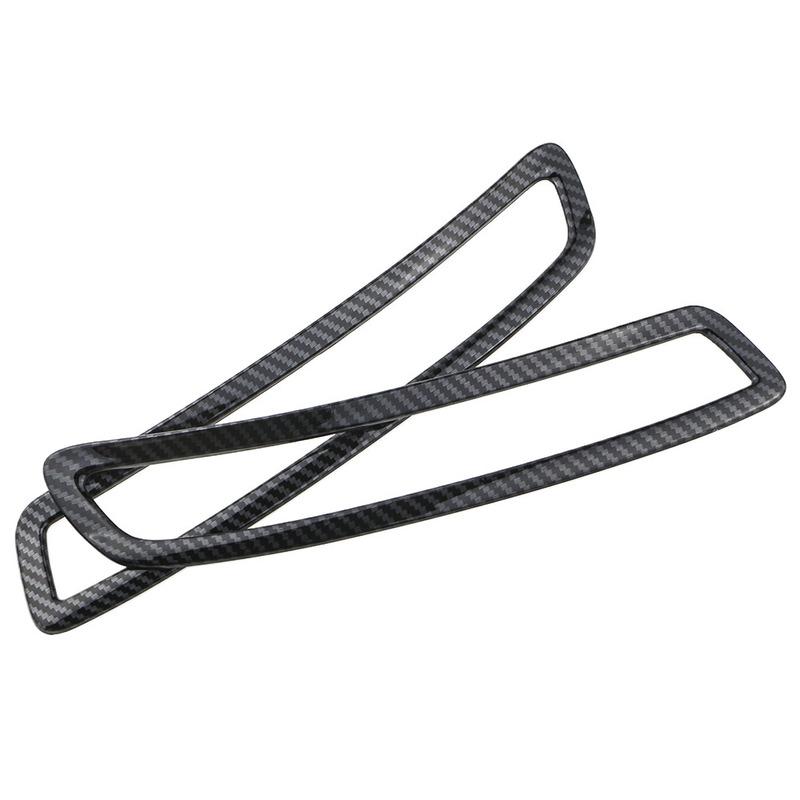 For MG4 EV MG 4 ELECTRIC 2024 Rear Fog Light Frame Cover Back Fog Lamp Trim 2Pcs Bumper Sticker Styling Accessories