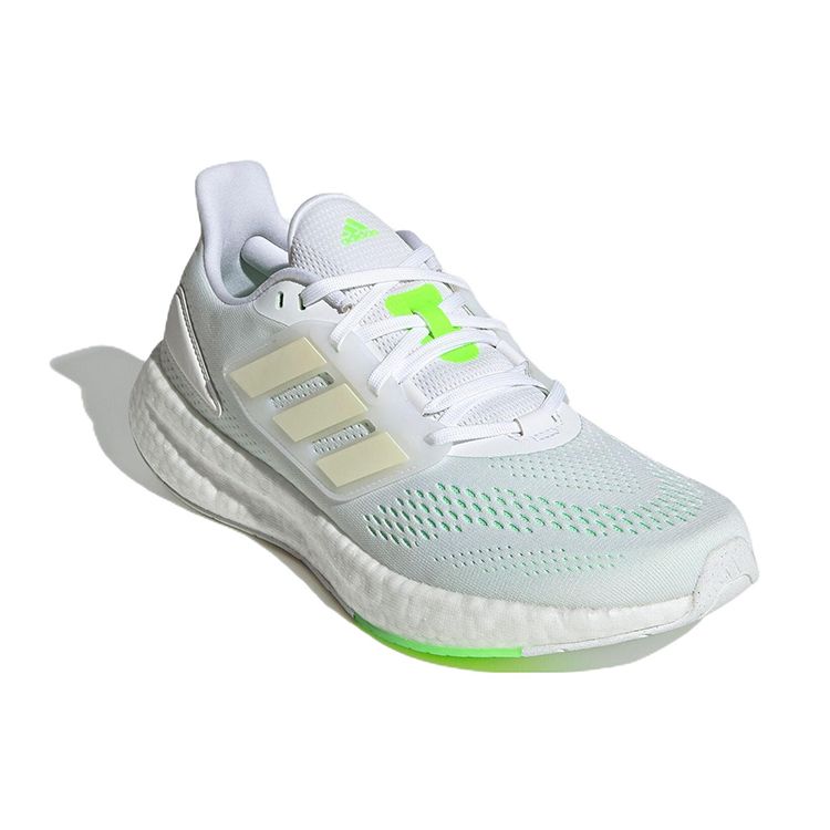 adidas PureBoost 22 White Beam Green Мужские кроссовки Cloud-White GZ5175