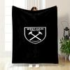 West Ham United Logo Blanket print blanket soft and cozy perfect for the living room bed sofa or a nap,gift