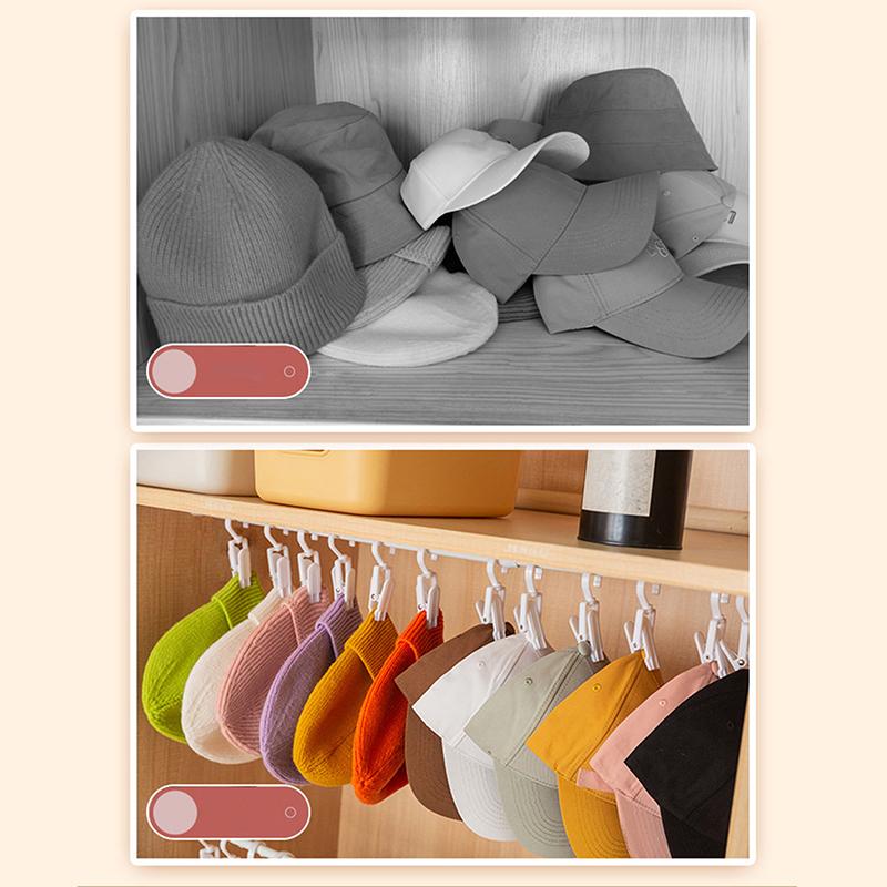 10 шт. вращающиеся прищепки зажимы подвесные прищепки крючки бельевые вращающиеся прищепки для шляп зажимы для домашнего хранения вешалки