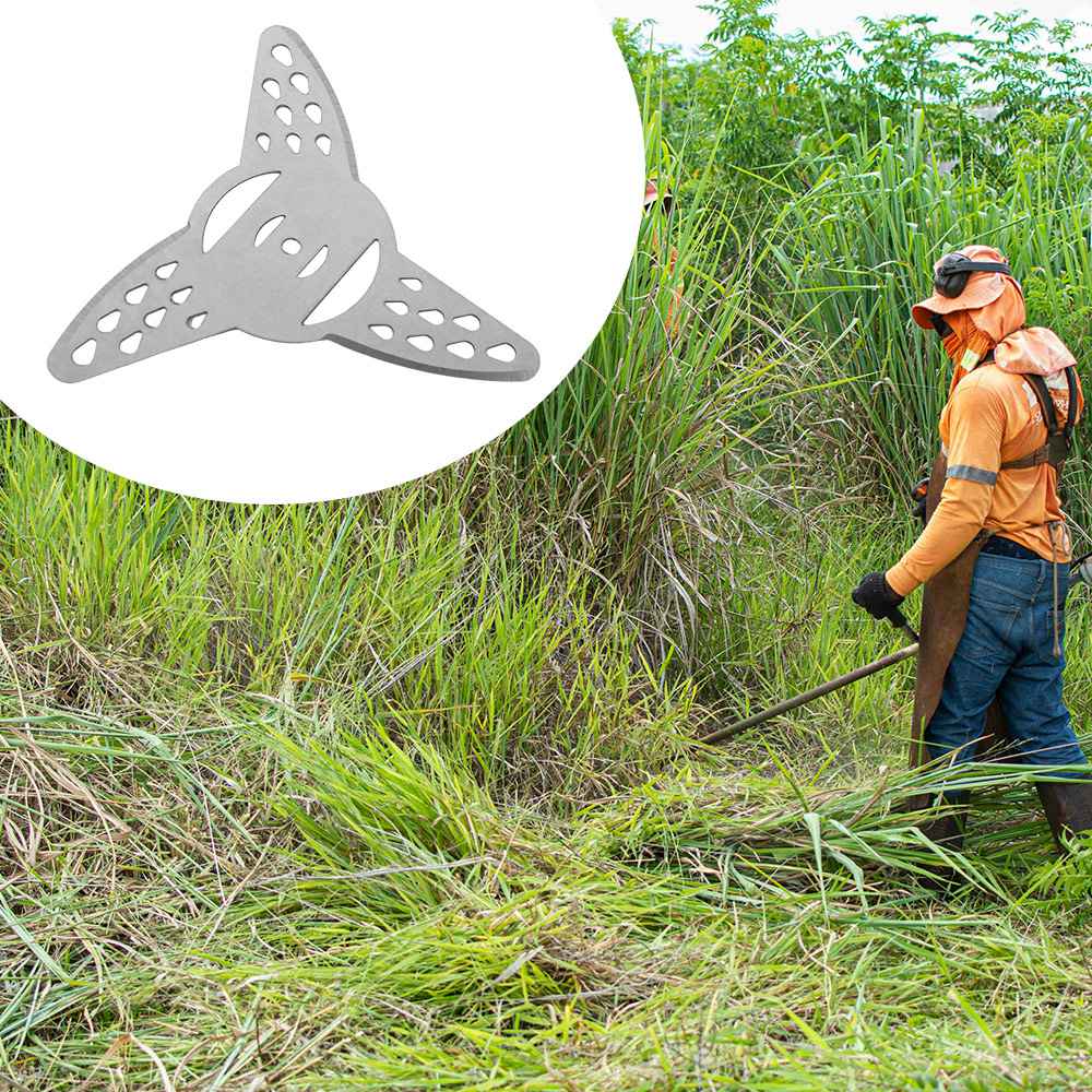 Головки для триммера из нержавеющей стали, металлические режущие элементы, запчасти для газонокосилки, садовый электроинструмент