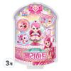 Catch Tiniping Sweet and Sour Princess Berry Heart Figures, 3 Pieces, a Popular Character In Korea