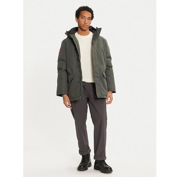 Napapijri Зимняя куртка A-Cornier NP0A4IJB Зеленая, стандартного кроя