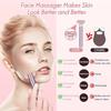 Красный свет для лица 4 в 1 инструмент для ухода за кожей с EMS микротоком вибрацией для лица перезаряжаемый массажер для лица для ухода за лицом и глазами