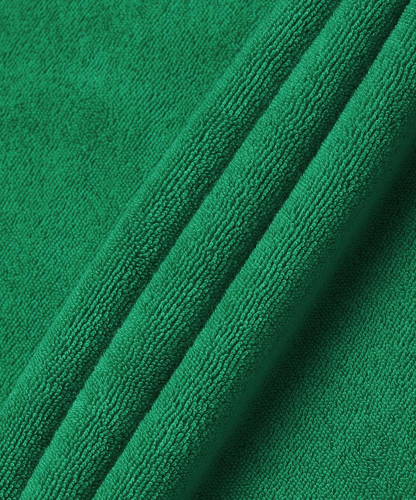 POLO RALPH LAUREN W Crop Terry Rugby Shirt - Green