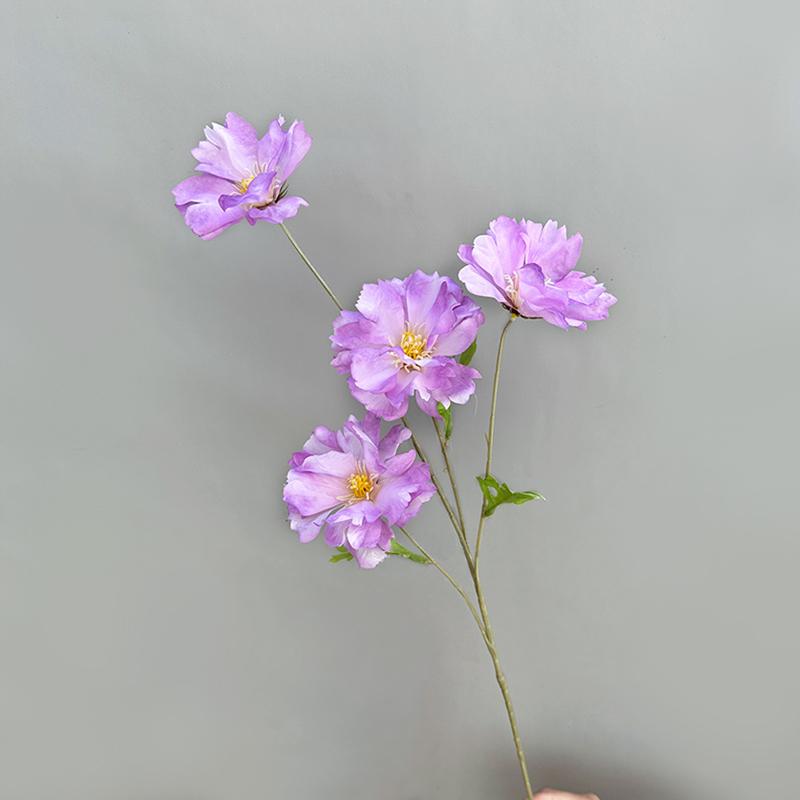 Свадебный декор, искусственный цветок, вечный цветок, 4 головки, искусственный цветок