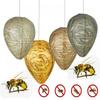 Hanging Wasp Nest Decoy Outdoor Waterproof Fake Wasp Nest Decoy Nest Decoy Hornets Plastic Insects Paper Drive Beehive Lantern
