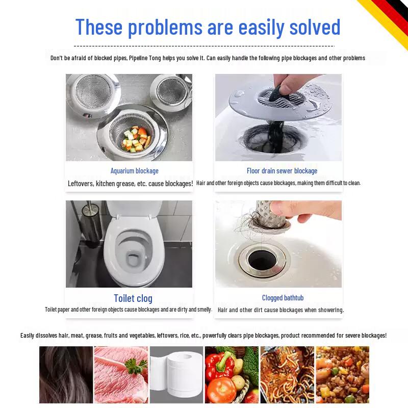 ZiBeak Мощный гель для прочистки труб