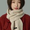 Wool Knitted Scarf Women Winter Soft Small Scarves Shawl Thickened Fashion Cashmere Pashmina Lady Hijab Luxury Neckerchief