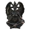 Resin Crafts Satanic Goat Baphomet Statue Hanging Door Knocker Plate Wall Decor Plaque Religious Ornaments Home Decoration