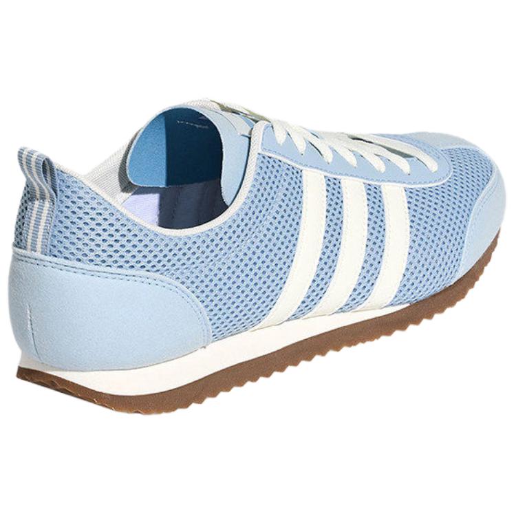 adidas Vs Jog 2.0 Мороженое Т-образный носок Удобные Универсальные Легкие Низкие Тренировочные Кроссовки Унисекс Синий Белый KH7639