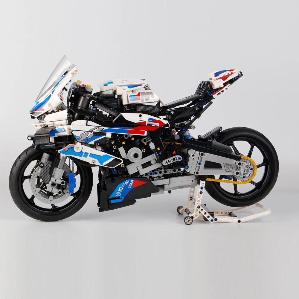 1920PCS Technical Motorcycle Model M1000RR Building Block Toy Speed Motorbike Vehicle Bricks Birthday Gifts for Boyfriend
