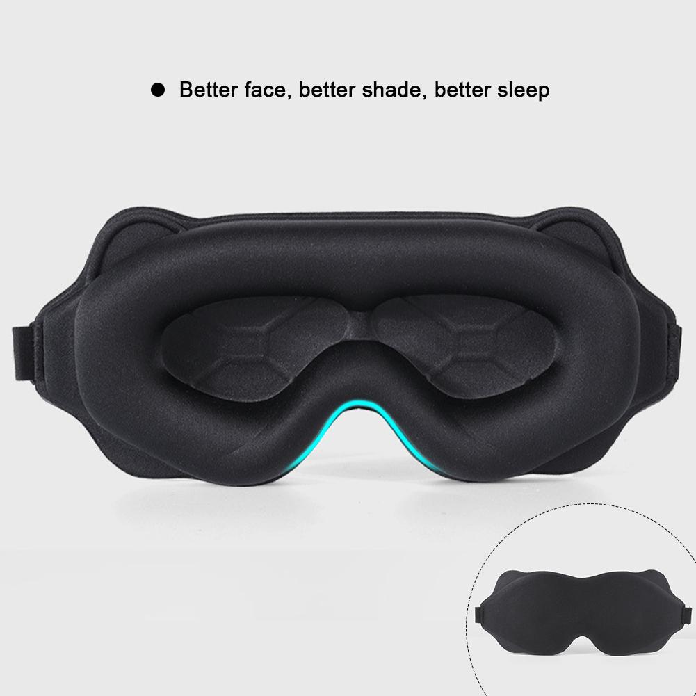 3D стереоскопическая маска для глаз с эффектом памяти, хлопковая маска для сна, для путешествий, деловых поездок, сна, затемняющая маска для глаз, повязка на глаза