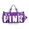 2026Dry and wet separation fitness bag, yoga, swimming, and travel bag, large capacity, lightweight, Korean-style, with letter print, cylindrical