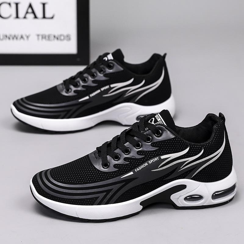 2025 New Spring Men's Shoes Breathable Platform Sports Casual Shoes Men's Trend Korean Version Air Cushion Shoes