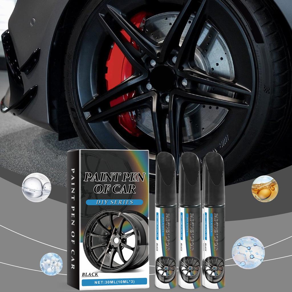 30 мл ручка для ремонта краски на автомобильных дисках ручка для удаления царапин на автомобильных дисках черная ручка для подкраски дисков ручка для ремонта царапин на автомобиле