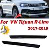 Автомобильные аксессуары для экстерьера для Volkswagen VW Tiguan R-Line 2017 2018 2019 Автомобиль Передний бампер Нижняя накладка Отделка Без покраски
