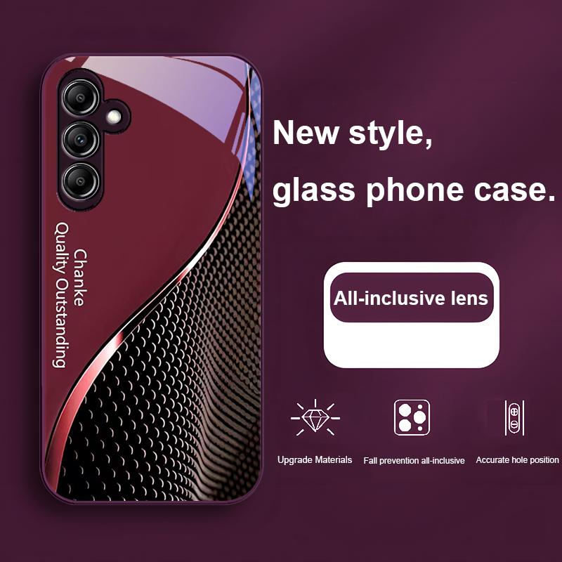 Стеклянный Чехол Для Телефона Для Samsung Galaxy A01 A02 A03 Core A04 A14 4G A13 A54 A34 31 20 25 23 22 5G S21 Ultra S20 Качество Выдающееся
