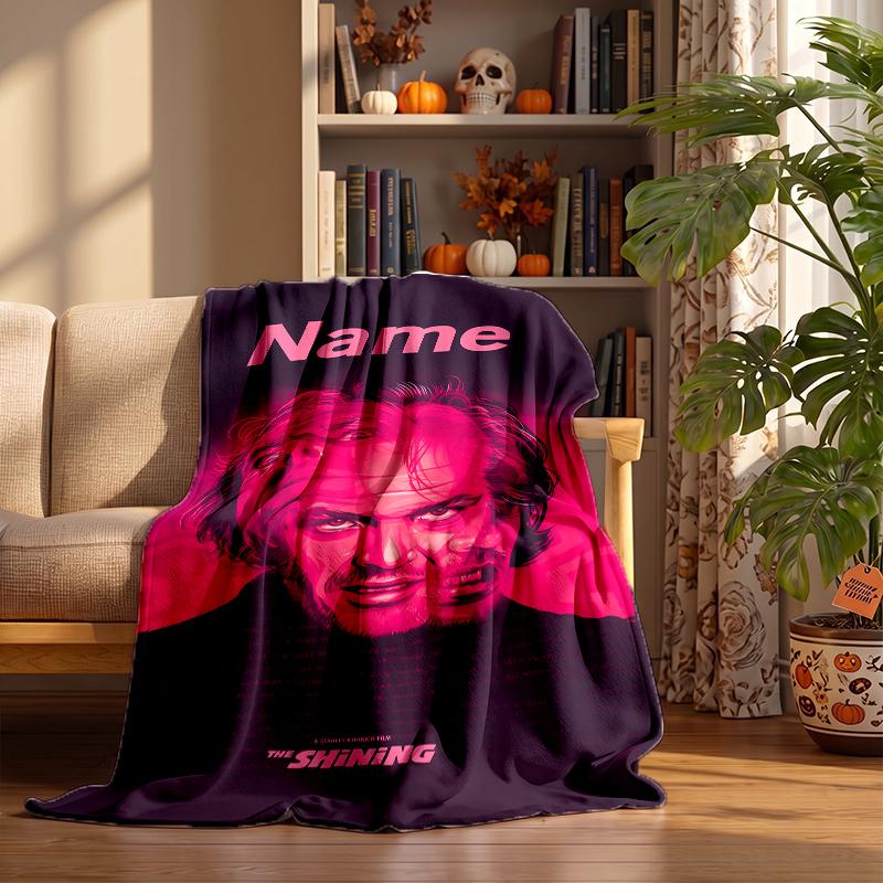 The Shining Custom Flannel Blankets Soft Warm Cozy Throws for Home Decor Holiday Gifts