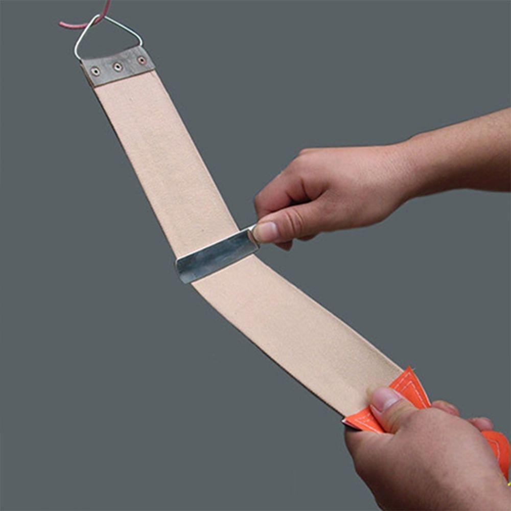 Leather 1 Pcs Hot Sale Sharpening Canvas Strop for Barber Open Straight Sharpening Razor Sharpener