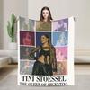 Soft Blanket Travel Office Singer TINI STOESSEL Futtura Album 2025 Throw Blanket  Flannel Bedspread For Bedroom Sofa Bed Cover
