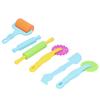 6pcs Clay Dough Tools Kit Art Clay Modeling Rollers Molds Cutters Tools Set for Children
