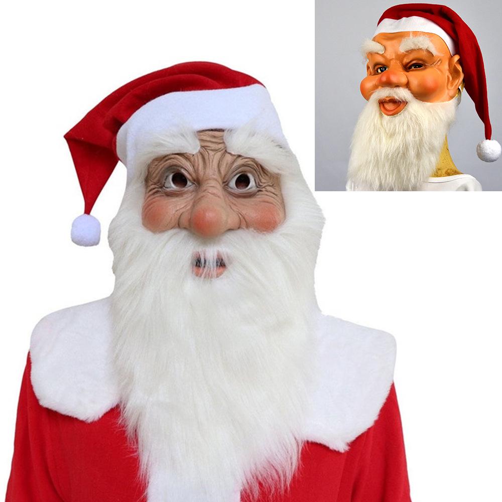 Santa Claus Mask for Christmas Parties and Role-Playing