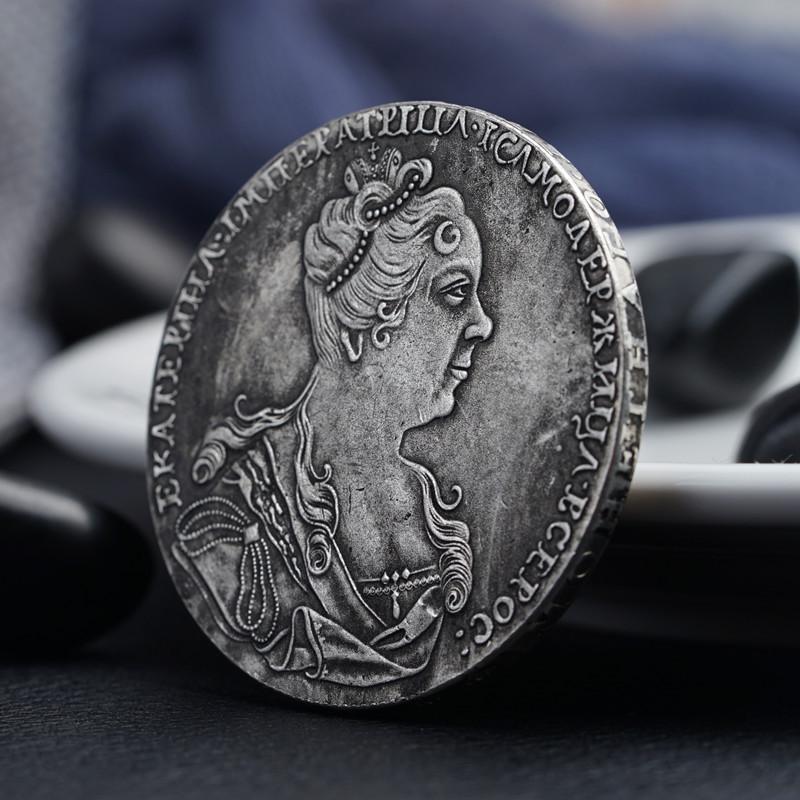 Россия, Екатерина I, 1725, Екатерина, памятная медаль, винтажная монета, антикварный креативный подарок