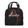 Battlefield 6 Забавные Игры Мерч Термосумка для Ланча в Школу Сумка для Хранения Еды Портативный Термосумка Ланч-бокс