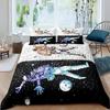Cartoon Astronaut Galaxy Full Size Comforter Collections For Boys Girls Kids Bedroom Decor Star Bedding Collections Quilt Collection With Pillowcases