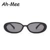 8pcs Small Oval Sunglasses Women Vintage Brand Retro Black White Sun Glasses Classic Shades Female Oculos UV400