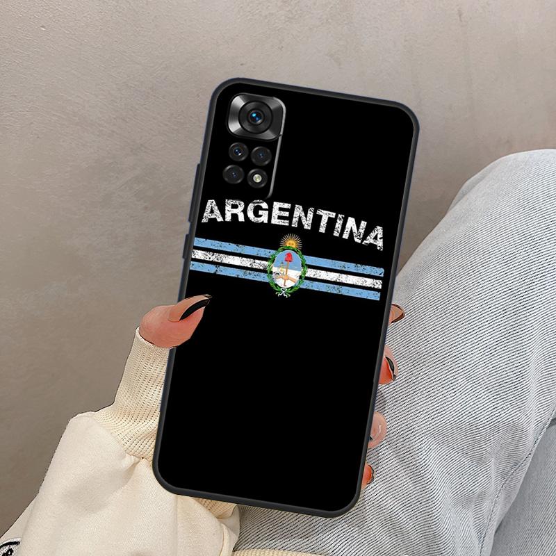 Флаг Аргентины Для Xiaomi Redmi Note 13 10 12 11 14 Pro 11S 12S Чехол Для Redmi 15 13C 12C 14C 10C 15C