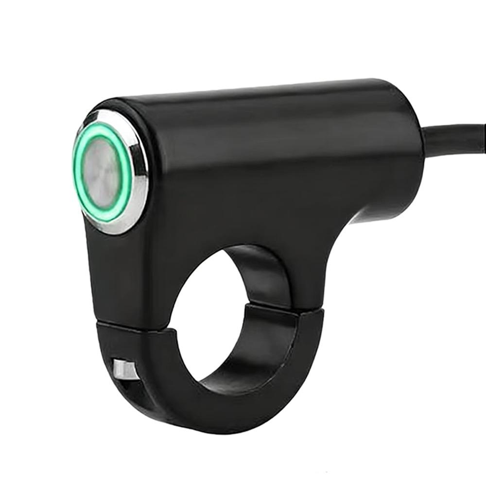 DC 12V Motorcycle Handlebar Switch ON/OFF Light Push Button Universal Applicationsories