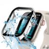 Стекло+чехол Для Apple Watch серия 8 7 6 5 4 se 44мм 45мм 41мм 40мм ПК Водонепроницаемый Защита экрана аксессуары для apple watch